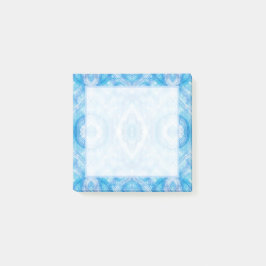 Bloco De Notas Arte Abstrata Aquarela Azul Claro Fé