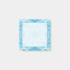 Bloco De Notas Arte Abstrata de Aquarela Azul Psychomachia