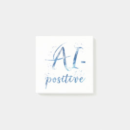 Bloco De Notas Arte AI-Positive Text