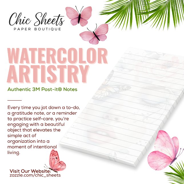 Bloco De Notas Arte Aquarelada Shabby Chic Design 3M  (Criador carregado)