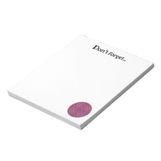 Bloco De Notas Arte caleidoscópica do volume nove (Invertido)