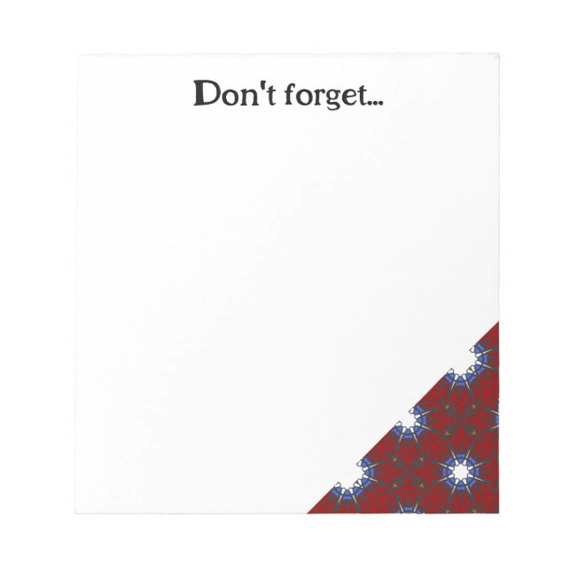 Bloco De Notas Arte caleidoscópica do volume quatro (Frente)