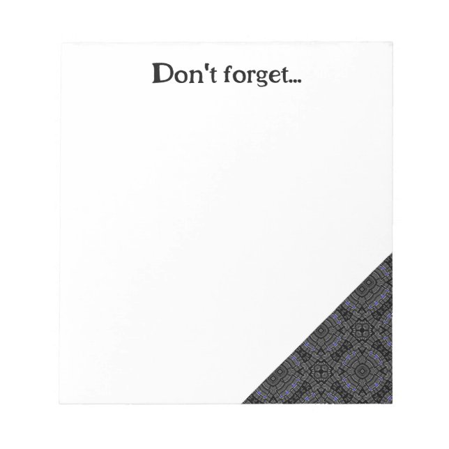 Bloco De Notas Arte caleidoscópica do volume treze (Frente)