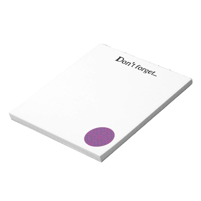 Bloco De Notas Arte caleidoscópio do nono volume doze (Invertido)