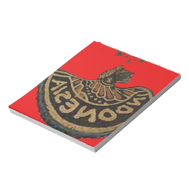 Bloco De Notas Arte Cultural De Fantoche Sombra Indonésia (Invertido)