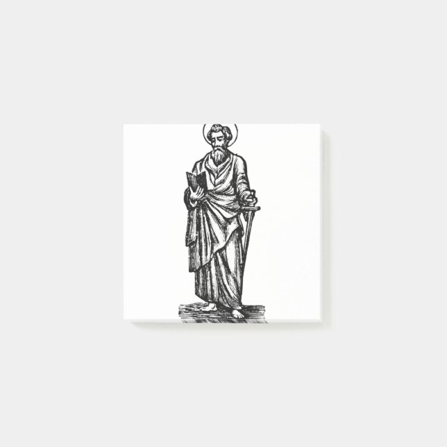 Bloco De Notas Arte da Espada do Espírito de São Paulo (Frente)