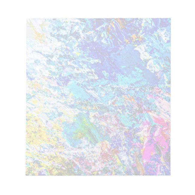 Bloco De Notas Arte da paleta de cores (Frente)