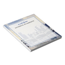 Bloco De Notas Arte de Aquarela da Austrália com Melbourne Person