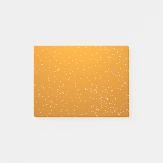 Bloco De Notas Arte de fundo de Ale com bolhas minúsculas (Frente)