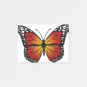 Bloco De Notas Arte de Linha Artística de Abstrato de Borboleta M