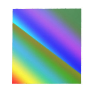 Bloco De Notas Arte de padrão de textura abstrata arco-íris verde