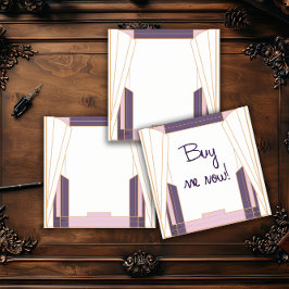 Bloco De Notas Arte Deco Geometria Noite de Veludo