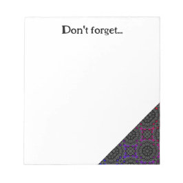 Bloco De Notas Arte do caleidoscópio de 13