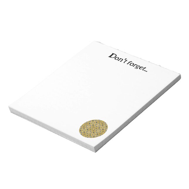 Bloco De Notas Arte do caleidoscópio do volume 18 (Invertido)