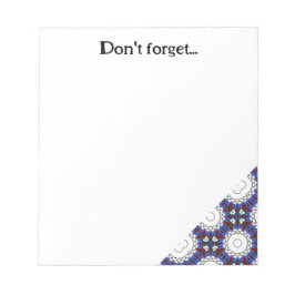 Bloco De Notas Arte do caleidoscópio do volume quatro