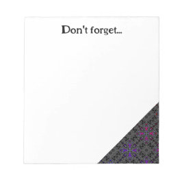 Bloco De Notas Arte do caleidoscópio do volume treze