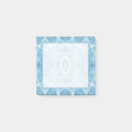Bloco De Notas Arte em Aquarela Abstrata Azul Claro