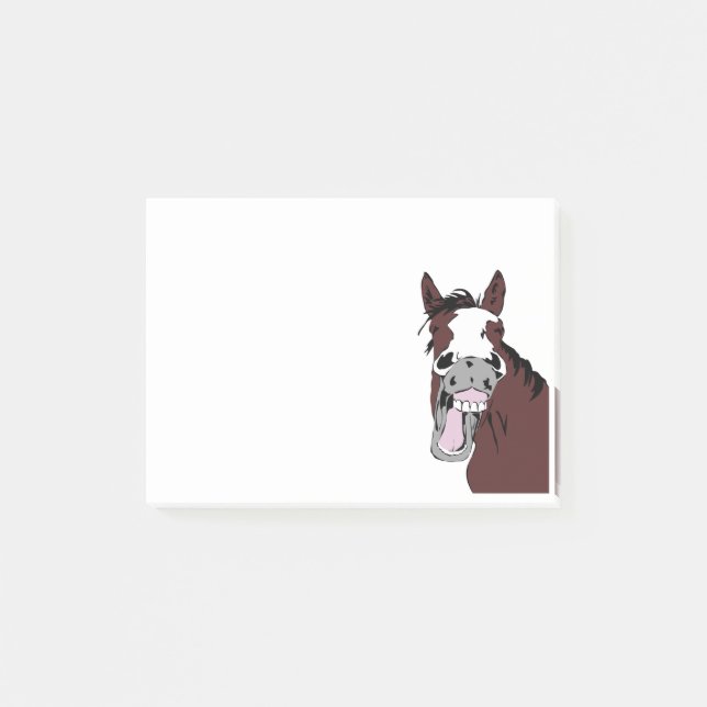 Bloco De Notas Arte equestre Ridículo (Frente)