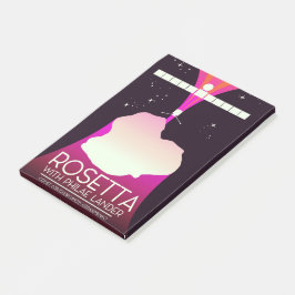 Bloco De Notas Arte Espacial do Rosetta & Philae Lander.