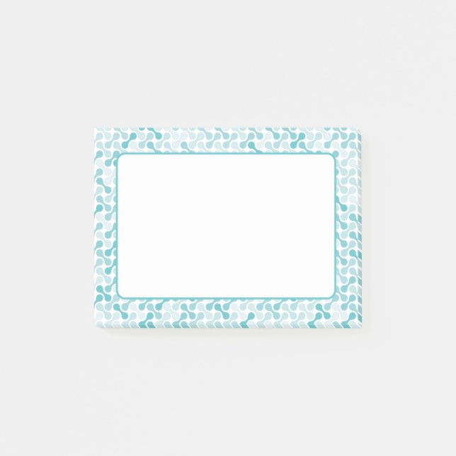 Bloco De Notas Arte Gráfica Líquida Abstrata (Frente)