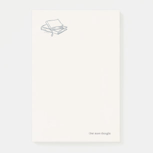 Bloco De Notas Arte Linear Introvertido Minimalista