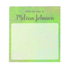 Bloco De Notas Arte Marmorizada Verde Lima Personalizada e Bonita