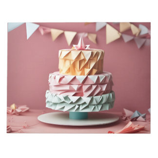 Bloco De Notas Arte Origami - Doçura para sua Celebração