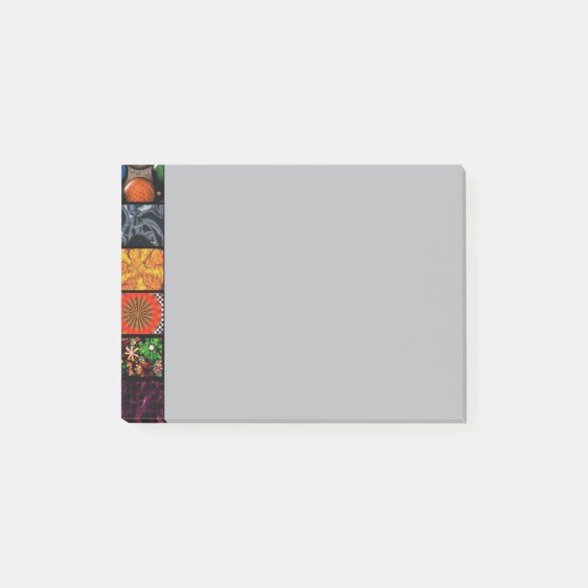 Bloco De Notas Arte Pop Decorativa em Padrão  (Frente)