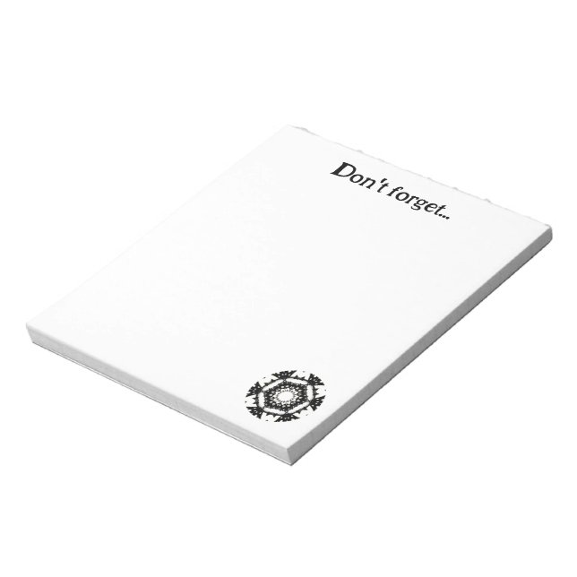 Bloco De Notas Arte quatro do caleidoscópio do volume um (Invertido)