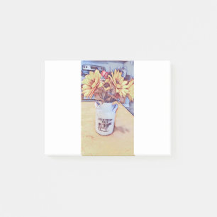 Bloco De Notas Arte Sunflower