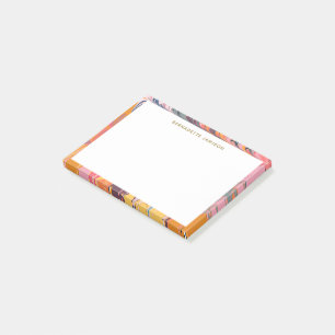 Bloco De Notas Artes Abstratas Arty Personalizadas Coloridas com