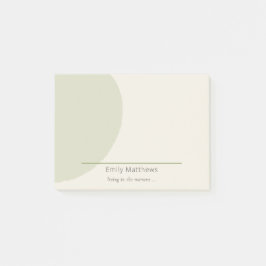 Bloco De Notas Artisan 4x3 Notes Sage Minimalist Brand