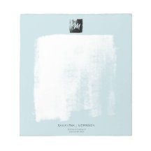 Artista Azul Monograma Formal Nome Elegante Único