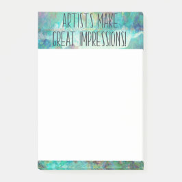 Bloco De Notas Artistas Fazem Impressões de Excelente Pasta De No