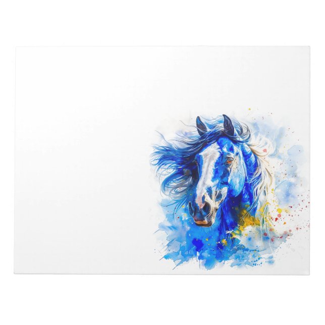 Bloco De Notas Artsy Horse (Frente)