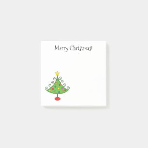 Bloco De Notas Árvore 3 x 3 do Feliz Natal