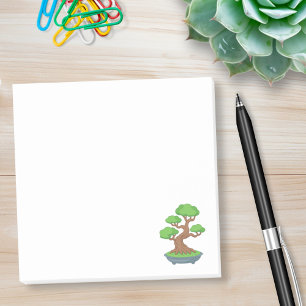 Bloco De Notas Árvore Bonsai Japonesa Tortuosa