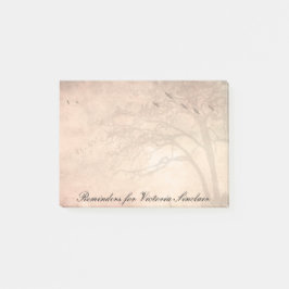 Bloco De Notas Árvore com Aves