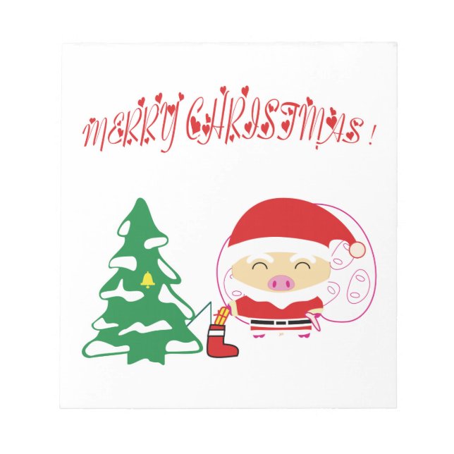 Bloco De Notas árvore de Natal (Frente)