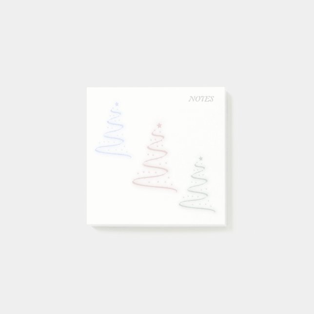 Bloco De Notas Árvores Coloridas- (Frente)