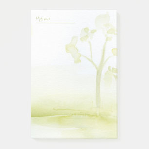 Bloco De Notas Árvores em aquarela verde