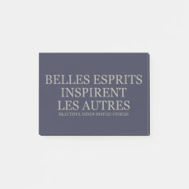 Bloco De Notas As mentes bonitas inspiram outro - luz