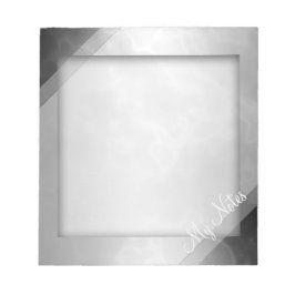 Bloco De Notas As minhas notas no carvão preto