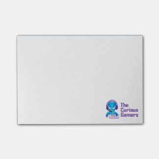 Bloco De Notas As notas pegajosas dos Gamers curiosos