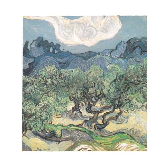 Bloco De Notas As Oliveiras, Vincent van Gogh (Frente)