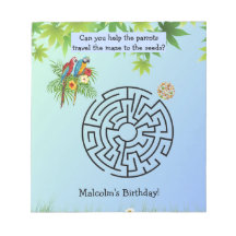 As partes encontram labirinto de sementes em cader