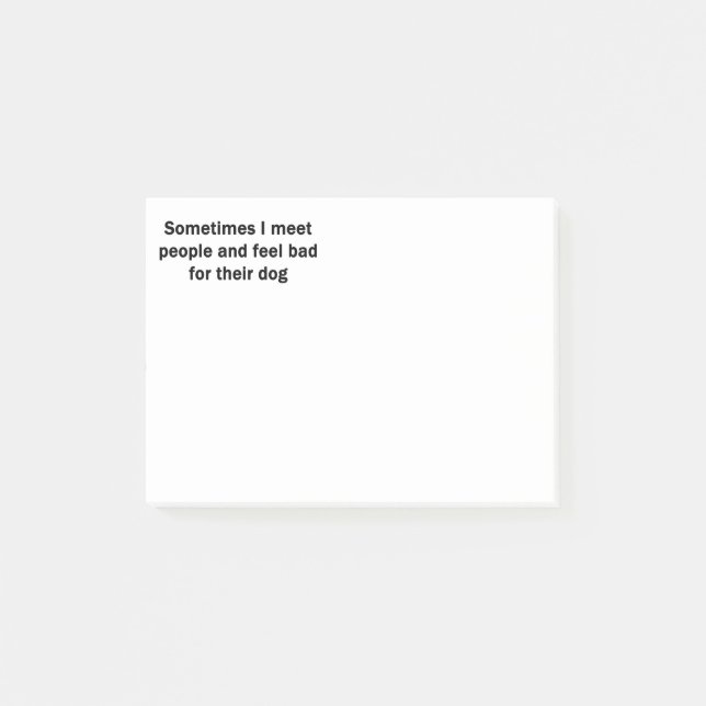 Bloco De Notas Às vezes eu encontro pessoas (Frente)