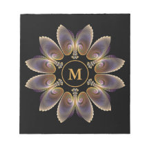 Asas de Anjo Abstratas Mandala Monograma Fractal