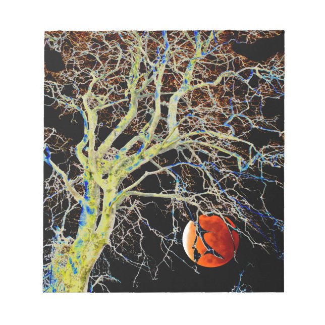 Bloco De Notas Ascensão da Lua Vermelha (Frente)