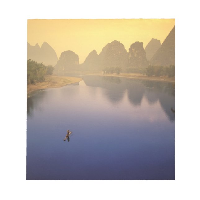Bloco De Notas Ásia, China, Província de Guangxi, Yangshuo. Solit (Frente)